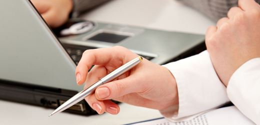 Generic staff at work image